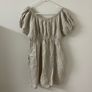 Petal & pup linen cotton off shoulder dress size 6 small